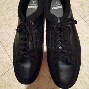 George,  black, men's sneakers size 13.